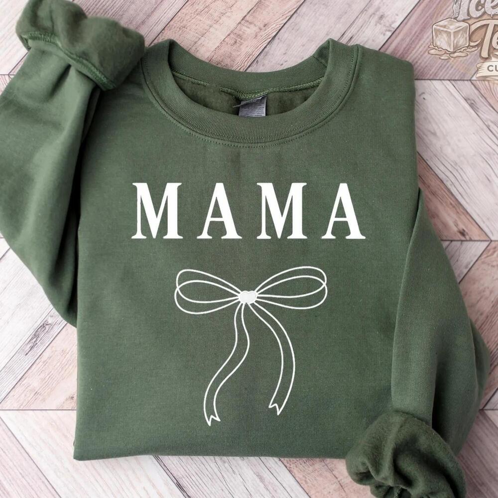 Coquette Mama Shirt, Mom Appreciation Shirt, Best Mom Shirt, Mama sweatshirt